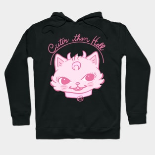 Pink Kitsch Demon Cat Hoodie